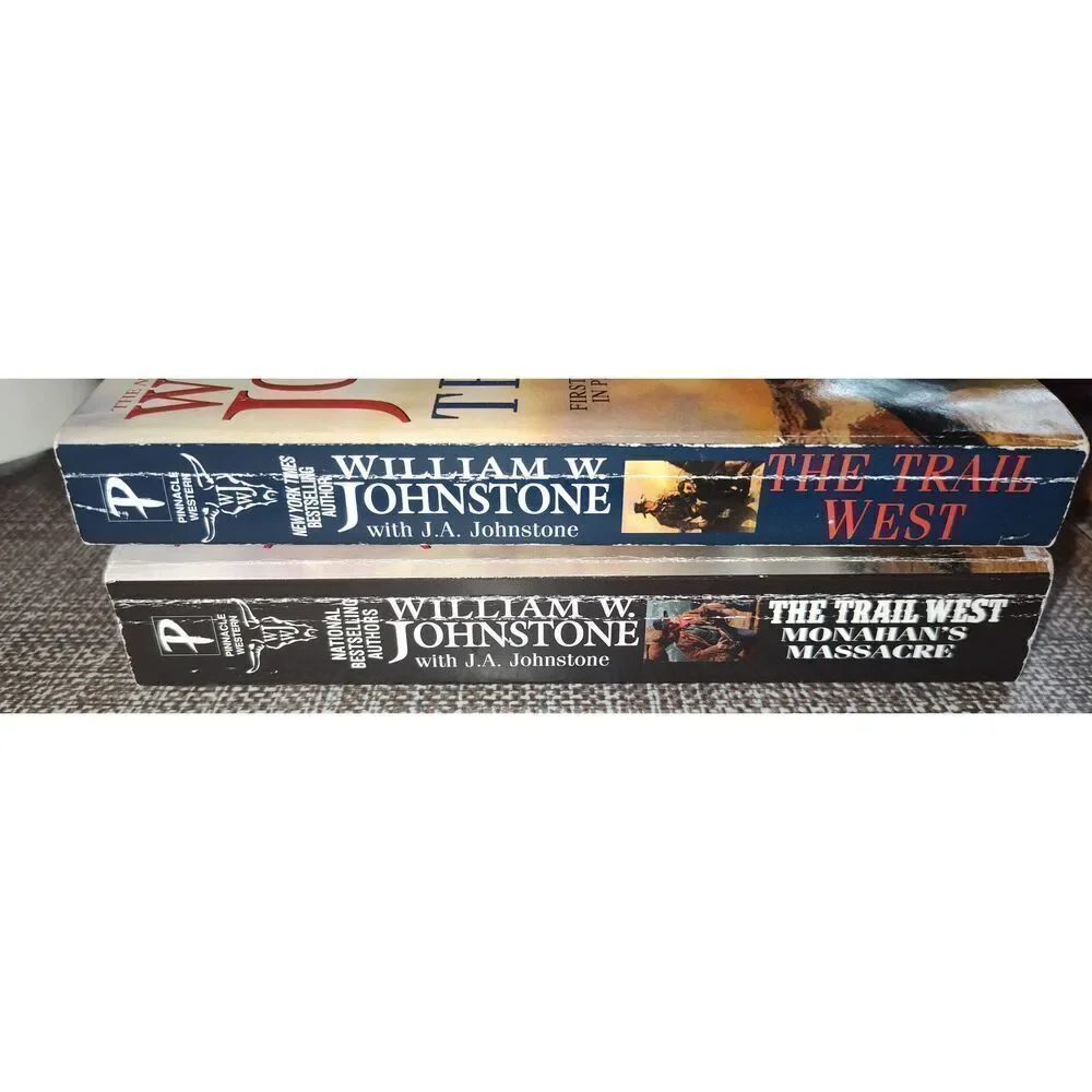 The Trail West Series William W Johnstone paperback (lot of 2/3 in series) Cowbo
